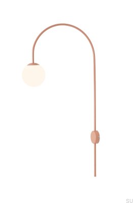 Kinkiet Una Metalowy Koralowy