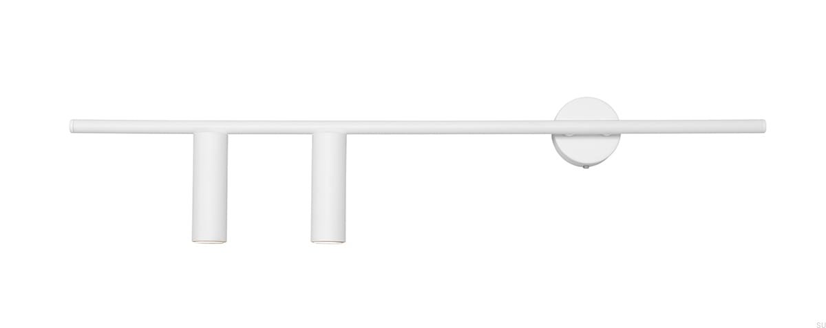 1104D--Kinkiet-Trevo-2-Metalowy-Biały-(Lewy)-Artera-Skandynawskie-Uchwyty_1