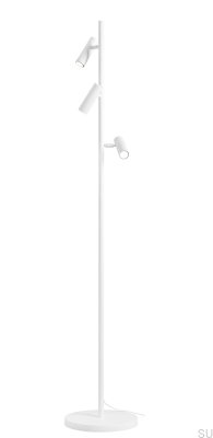 Lampa stojąca Trevo Metalowa Biała