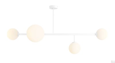 Plafon Dione 4 Metalowy Biały