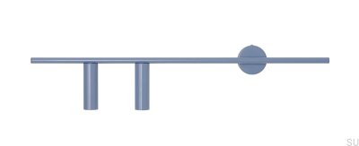 Kinkiet Trevo 2 Metalowy Niebieski (Lewy)