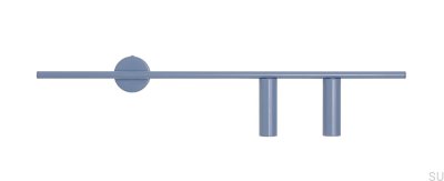 Kinkiet Trevo 2 Metalowy Niebieski (Prawy)