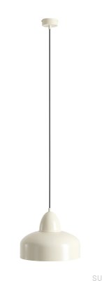 Lampa wisząca Como Metalowa Kremowa
