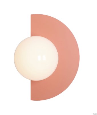 Kinkiet Loop Metalowy Koralowy