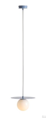 Lampa wisząca Loop S Metalowa Niebieska