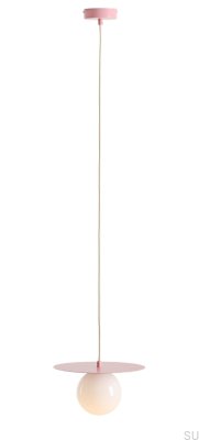 Lampa wisząca Loop S Metalowa Różowa