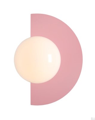 Kinkiet Loop Metalowy Różowy