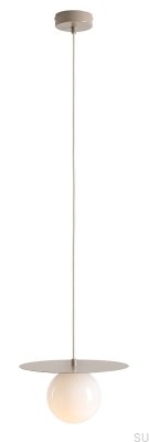 Lampa wisząca Loop S Metalowa Beżowa