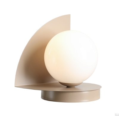 Lampka biurkowa Loop Metalowa Beżowa