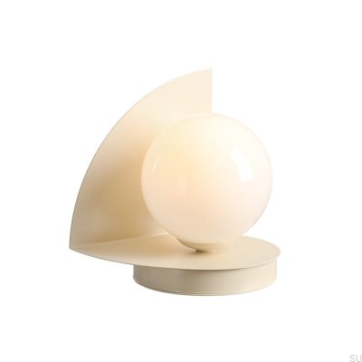 Lampka biurkowa Loop Metalowa Kremowa