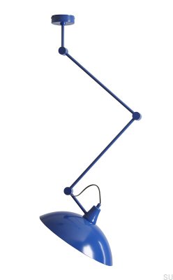 Plafon Melos Metalowy Kobaltowy