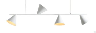 Lampa wisząca Form 4 Metalowa Biała