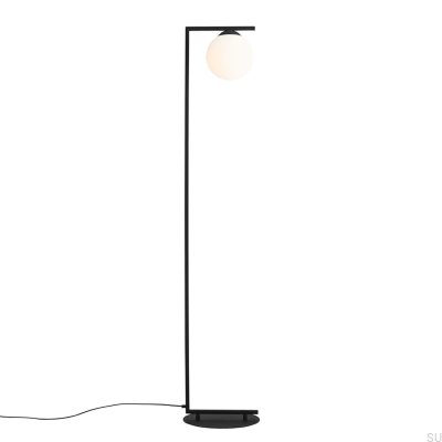 Lampa stojąca Zac Metalowa Czarna
