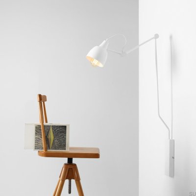 Kinkiet Aida Short Metalowy Biały