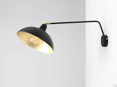 Kinkiet Espace Metalowy Czarny