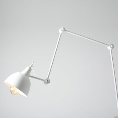 Lampa stojąca Aida Metalowa Biała