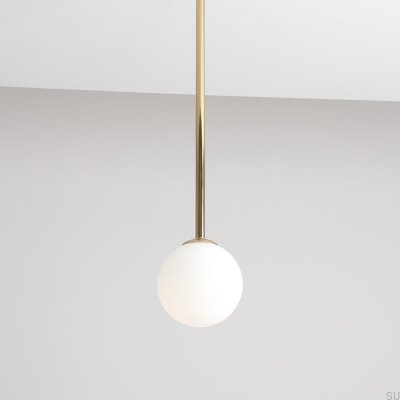 Plafon Pinne Medium Metalowy Złoty