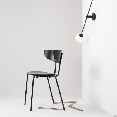 Kinkiet Ohio 2 Metalowy Czarny