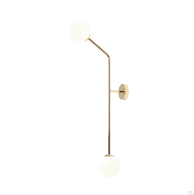 Kinkiet pionowy Pure Metalowy Złoty