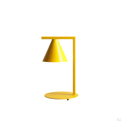 Lampka biurkowa Form Metalowa Musztardowa