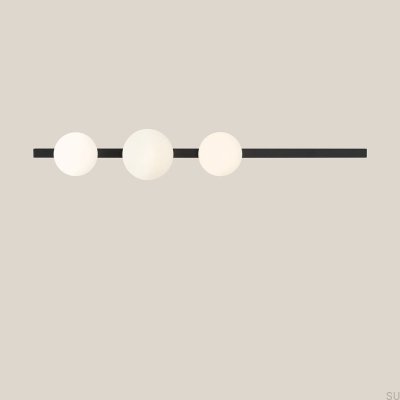 Kinkiet Garda 3 Metalowy Czarny