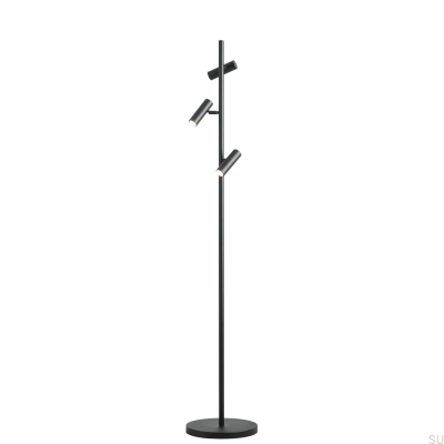 Lampa stojąca Trevo Metalowa Czarna