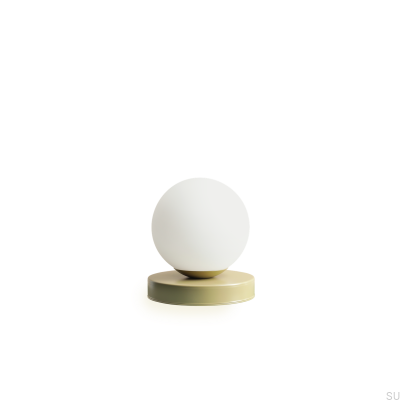 Lampka biurkowa Ball S Metalowa Pistacjowa