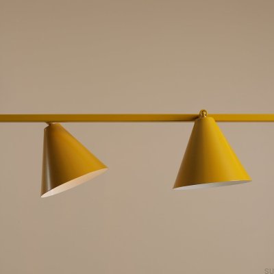 Lampa wisząca Form 4 Metalowa Musztardowa