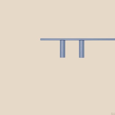 Kinkiet Trevo 3 Metalowy Niebieski (Lewy)