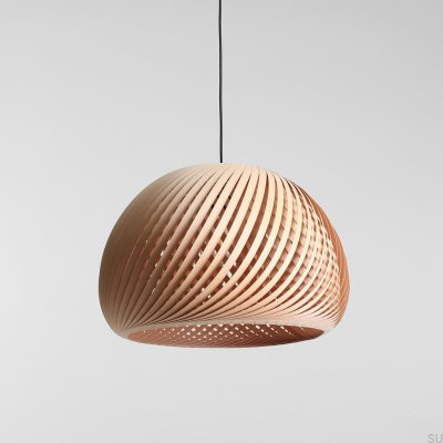 Lampa wisząca Nature Cross XL Drewniana Bukowa