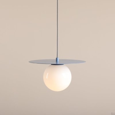 Lampa wisząca Loop S Metalowa Niebieska