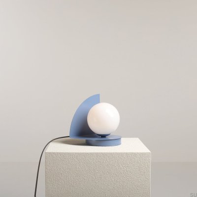 Lampka biurkowa Loop Metalowa Niebieska