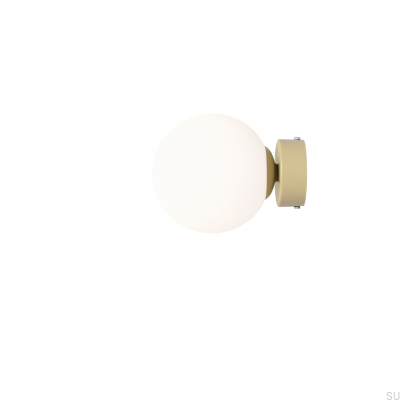 Kinkiet Ball S Metalowy Pistacjowy