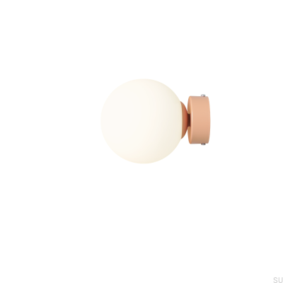 Kinkiet Ball S Metalowy Koralowy