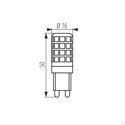 Żarówka ZUBI LED 4W G9-WW