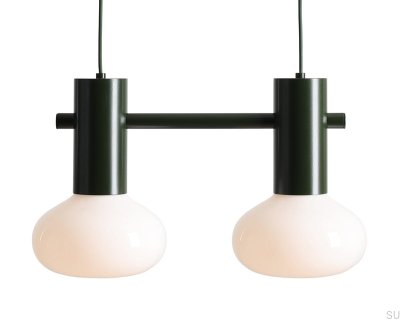 Lampa wisząca Flo 2 S Metalowa Zielona