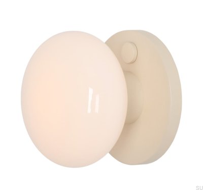 Kinkiet Flo S Metalowy Kremowy