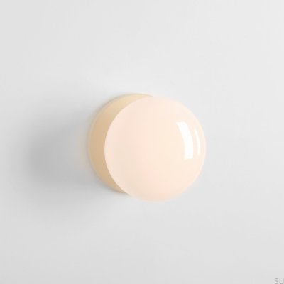 Kinkiet Flo S Metalowy Kremowy