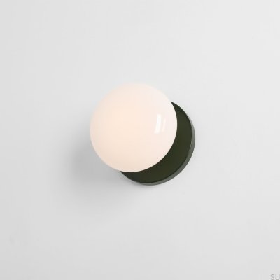 Kinkiet Flo S Metalowy Zielony