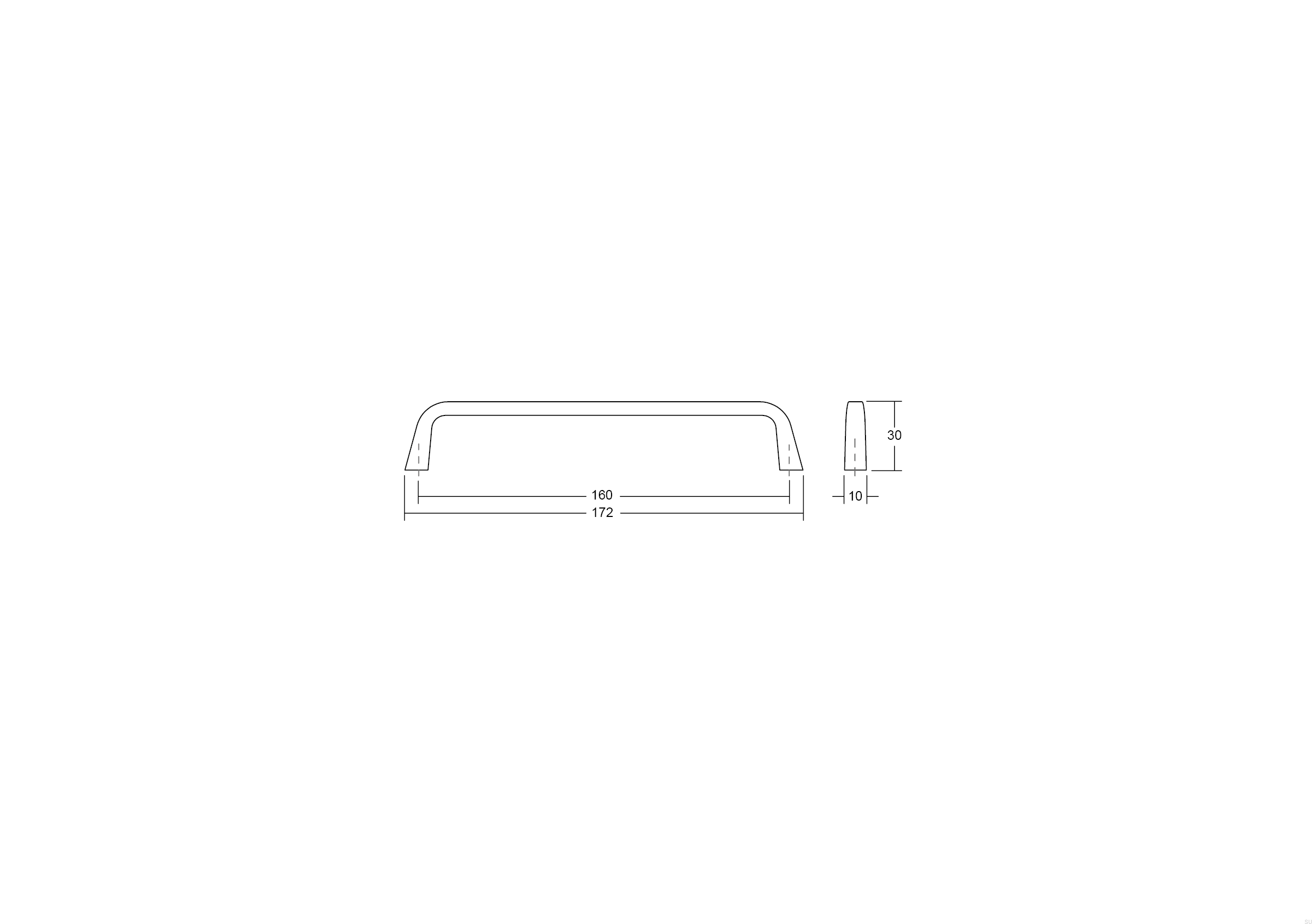 0446160Z01--Uchwyt-meblowy-podłużny-Este-160-Chrom-polerowany-Viefe-Skandynawskie-Uchwyty