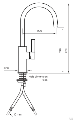 Bateria kuchenna ARM180 Mosiężna Czarna Platyna
