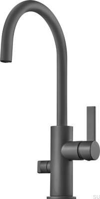 Bateria kuchenna z zaworem do zmywarki ARM184 Mosiężna Grafitowa