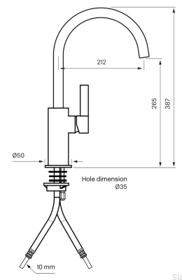 Bateria kuchenna ARM380 Mosiężna Czarna Platyna