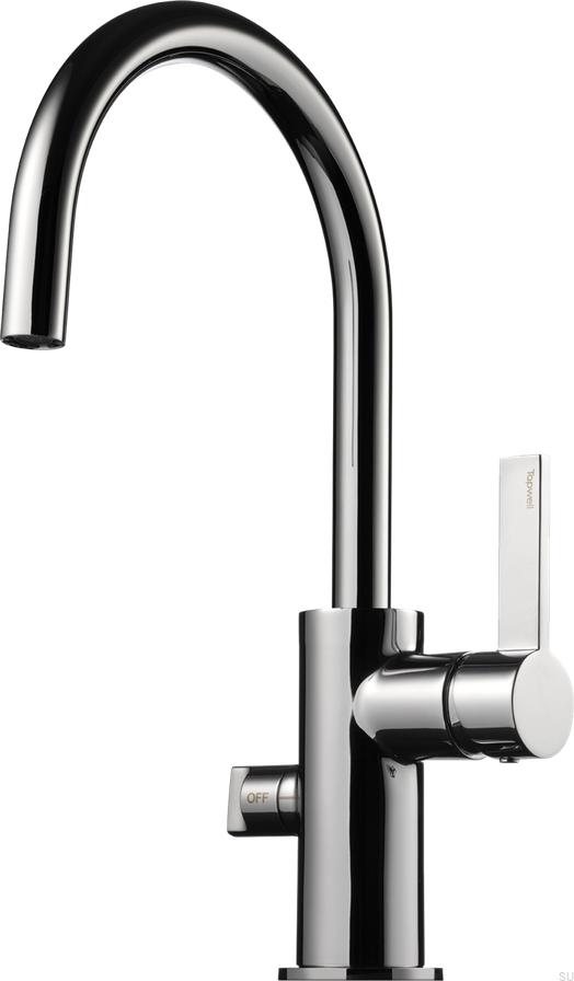 9426265--Bateria-kuchenna-z-zaworem-do-zmywarki-ARM384-Mosiężna-Srebrna-Chromowana-Tapwell-Skandynawskie-Uchwyty_1