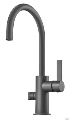 Bateria kuchenna z zaworem do zmywarki ARM384 Mosiężna Grafitowa