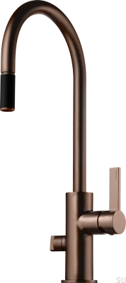 Bateria kuchenna z zaworem do zmywarki ARM885 Mosiężna Brązowa