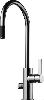 Bateria kuchenna z zaworem do zmywarki ARM885 Mosiężna Srebrna Chromowana