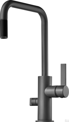 Bateria kuchenna z zaworem do zmywarki ARM887 Mosiężna Grafitowa