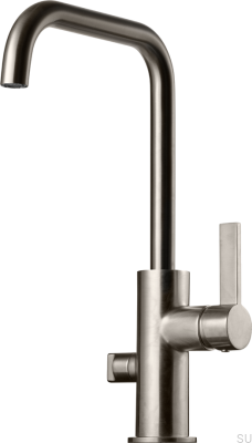 Bateria kuchenna z zaworem do zmywarki ARM984 Mosiężna Niklowana Szczotkowana