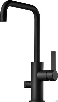 Bateria kuchenna z zaworem do zmywarki ARM984 Mosiężna Czarna Matowa